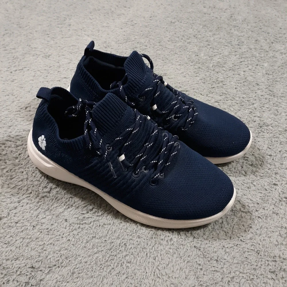 Tommy Bahama Golf Knit Lightweight Shoes Sneakers Navy Womens Size 8.5